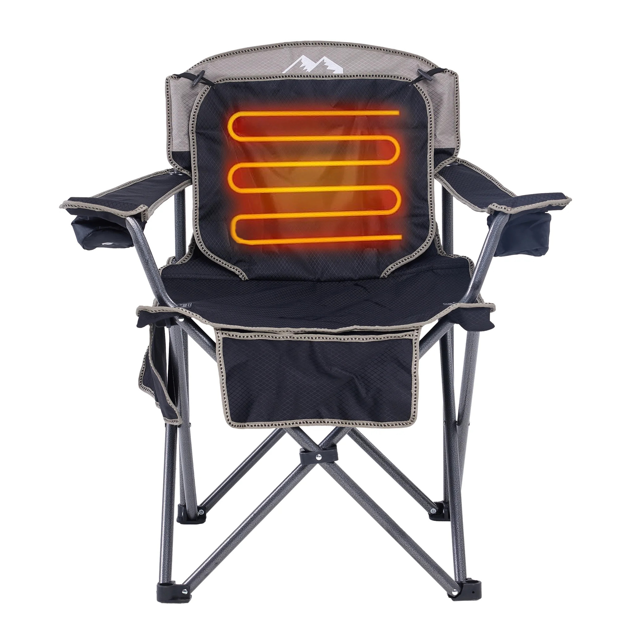 M8TRX Outdoors Heated Camping Chair, Portable Chair w/ 5000mAH Power Bank, 3 Heat Levels, USB Cha... | Walmart (US)