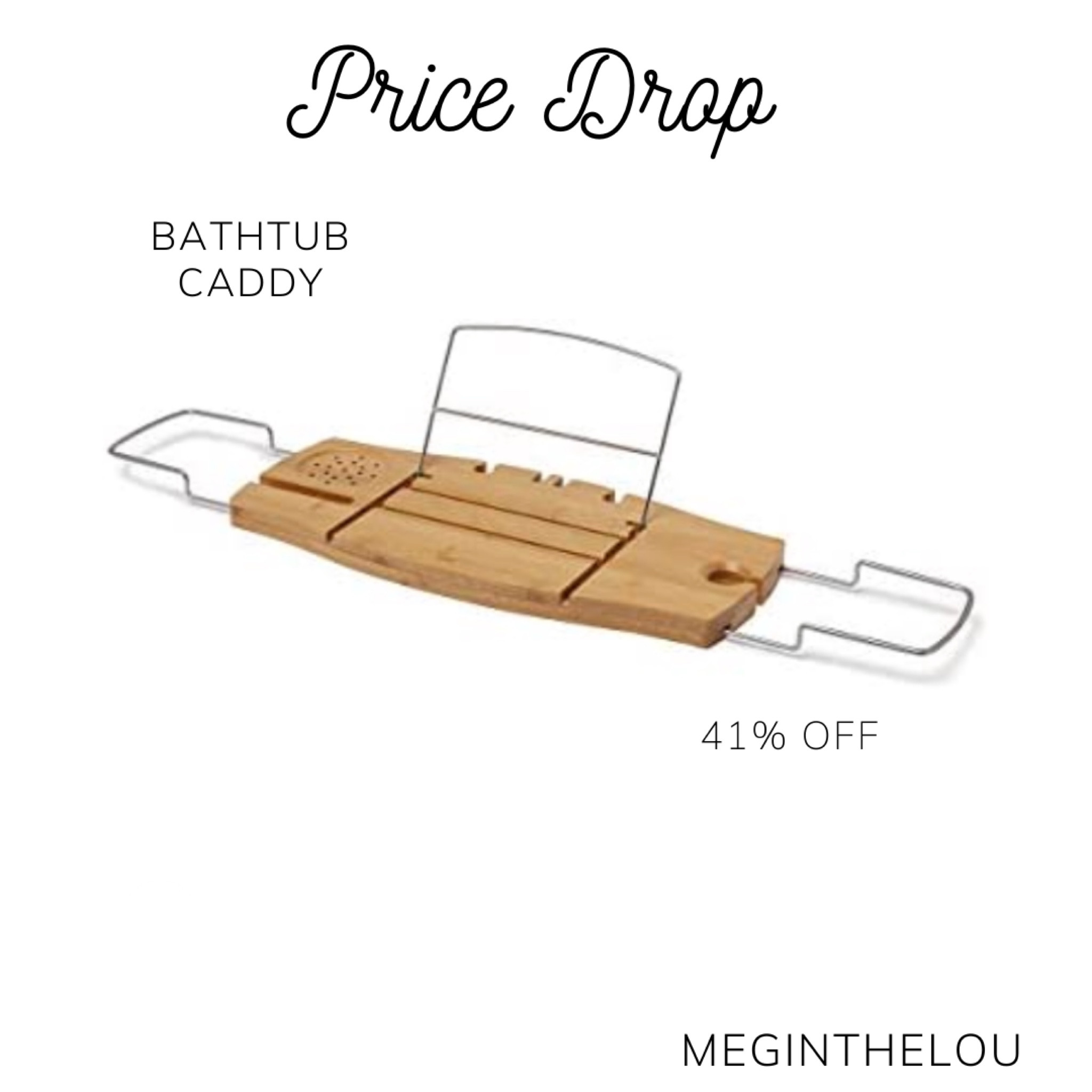 $35 bathtub caddy - price drop 

#LTKsalealert #LTKunder50 #amazon #amazonfind #amazonsale #cozygift #giftidea #giftsunder50 #salefinds #amazonprime #bathcaddy

#LTKbeauty #LTKhome #LTKGiftGuide