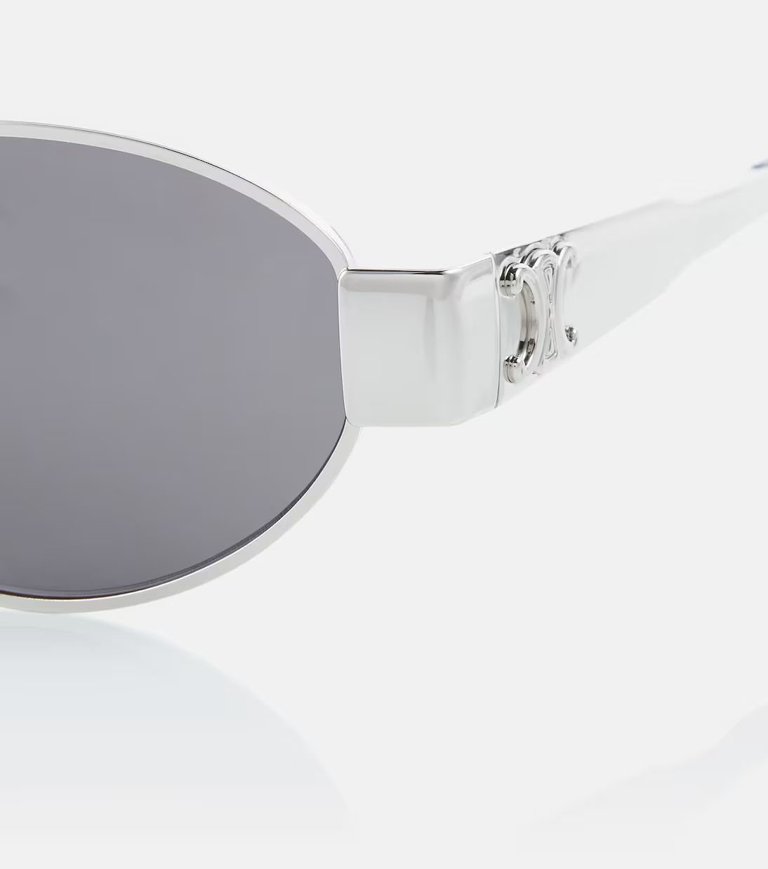 Triomphe oval metal sunglasses | Mytheresa (US/CA)
