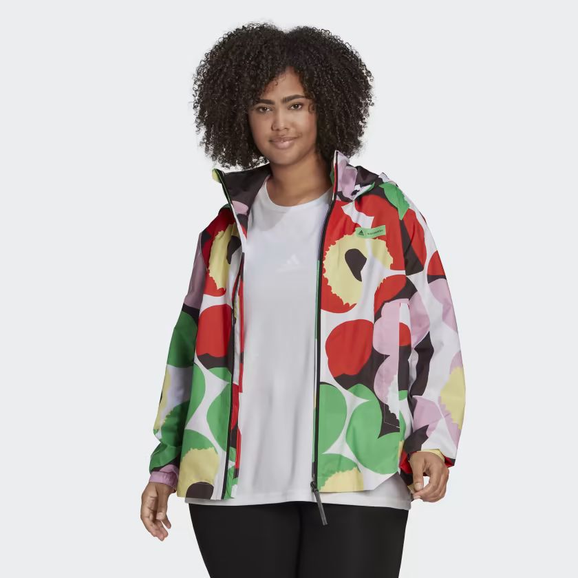 Marimekko Traveer RAIN.RDY Jacket (Plus Size) | adidas (US)