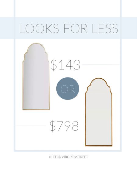 Looks for less! Grab this floor length Anthropologie mirror for way less!! Get the look of this gold scalloped edge mirror look for a much affordable price!

looks for less, anthropologie, floor length mirror, floor length, gold mirror, kirklands, coastal home decor, coastal style, coastal home, coastal living, beach house decor, scalloped mirror, gold mirror, home decor inspiration, splurge vs save, save be splurge

#LTKsalealert #LTKhome #LTKstyletip