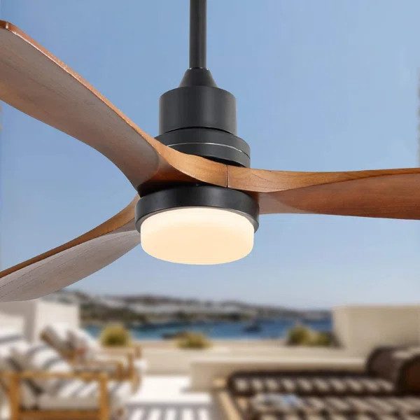 Kemp 52'' Ceiling Fan with LED Lights | Wayfair North America