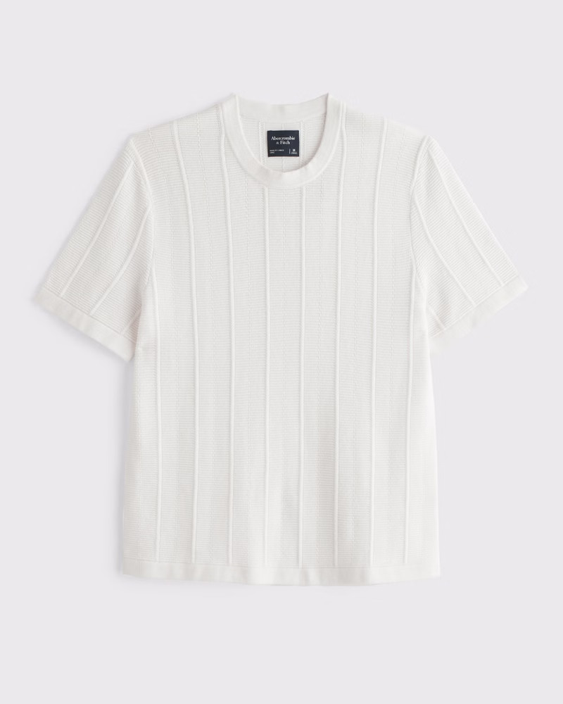 Stitched Sweater Tee | Abercrombie & Fitch (US)