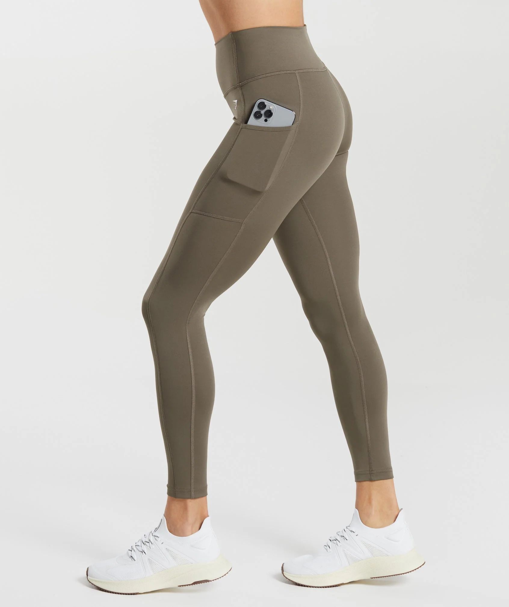 Gymshark Pocket Leggings - Camo Brown | Gymshark (Global)