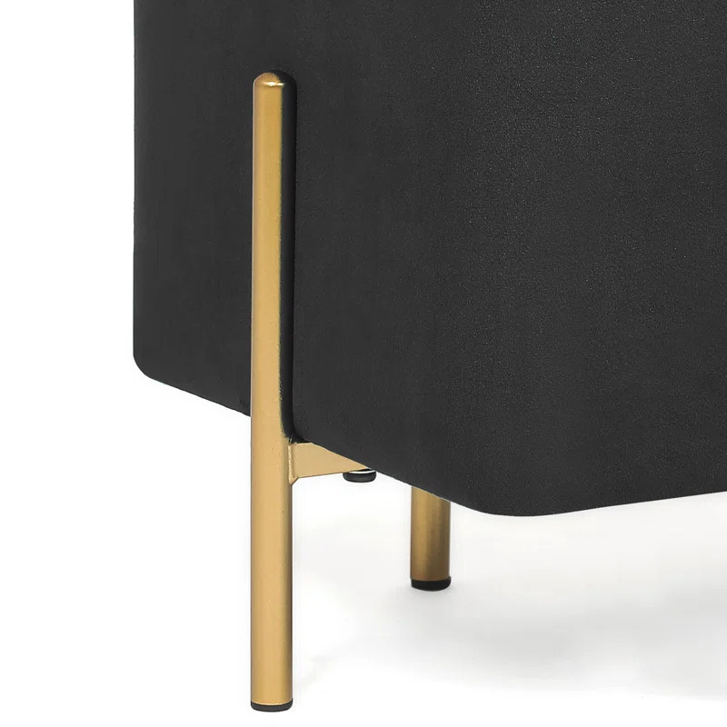 Jubaeth Velvet Storage Ottoman | Wayfair North America