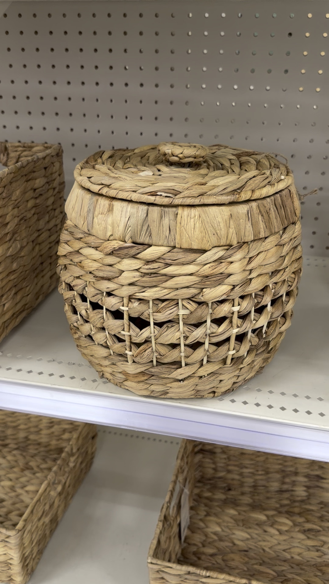 I love the style of this lidded storage basket from Target! 

 

#LTKHome