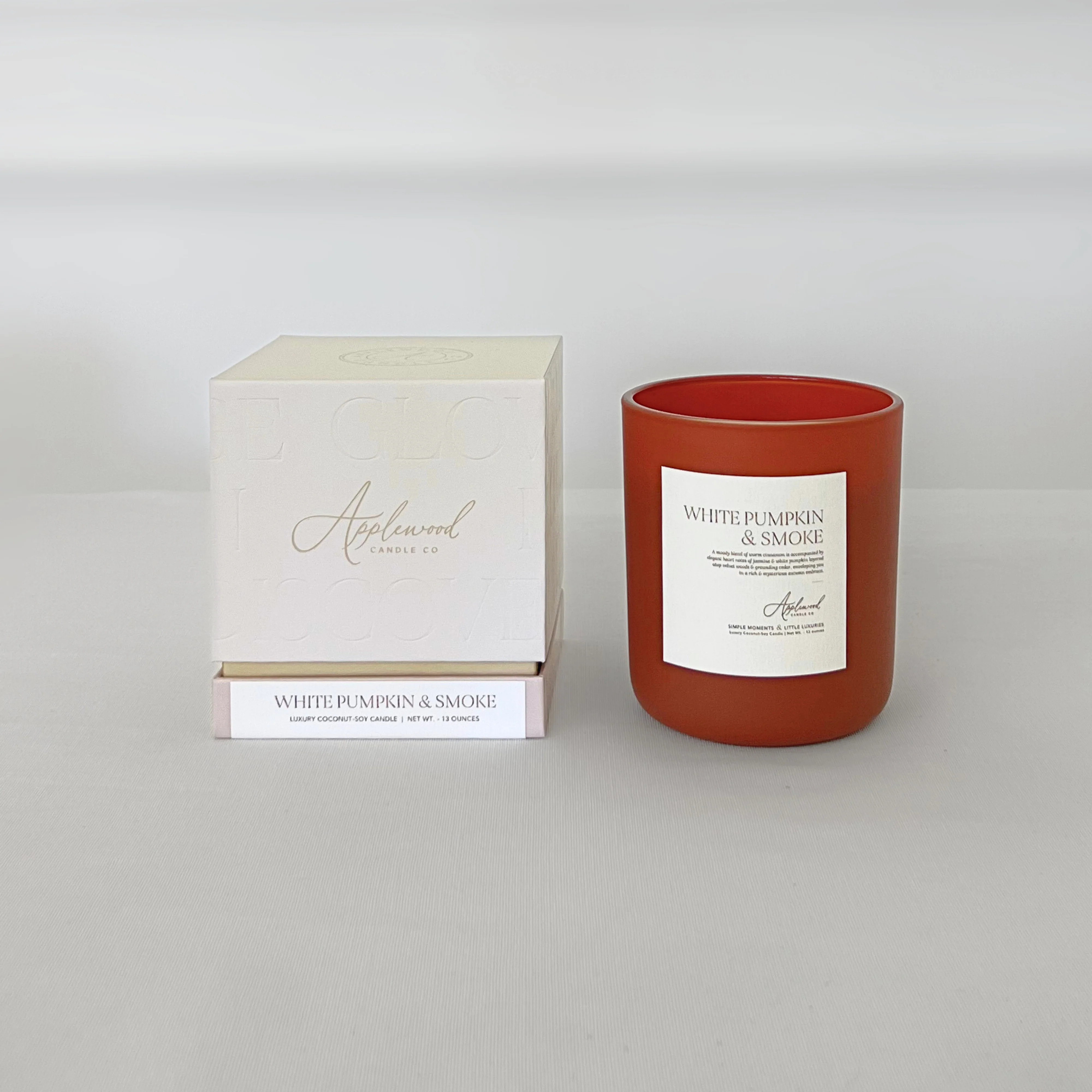 WHITE PUMPKIN & SMOKE | Luxury Home Fragrance | Applewood Candle Co.