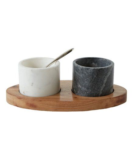 Hello Honey Marble Serving Tray Set | Zulily