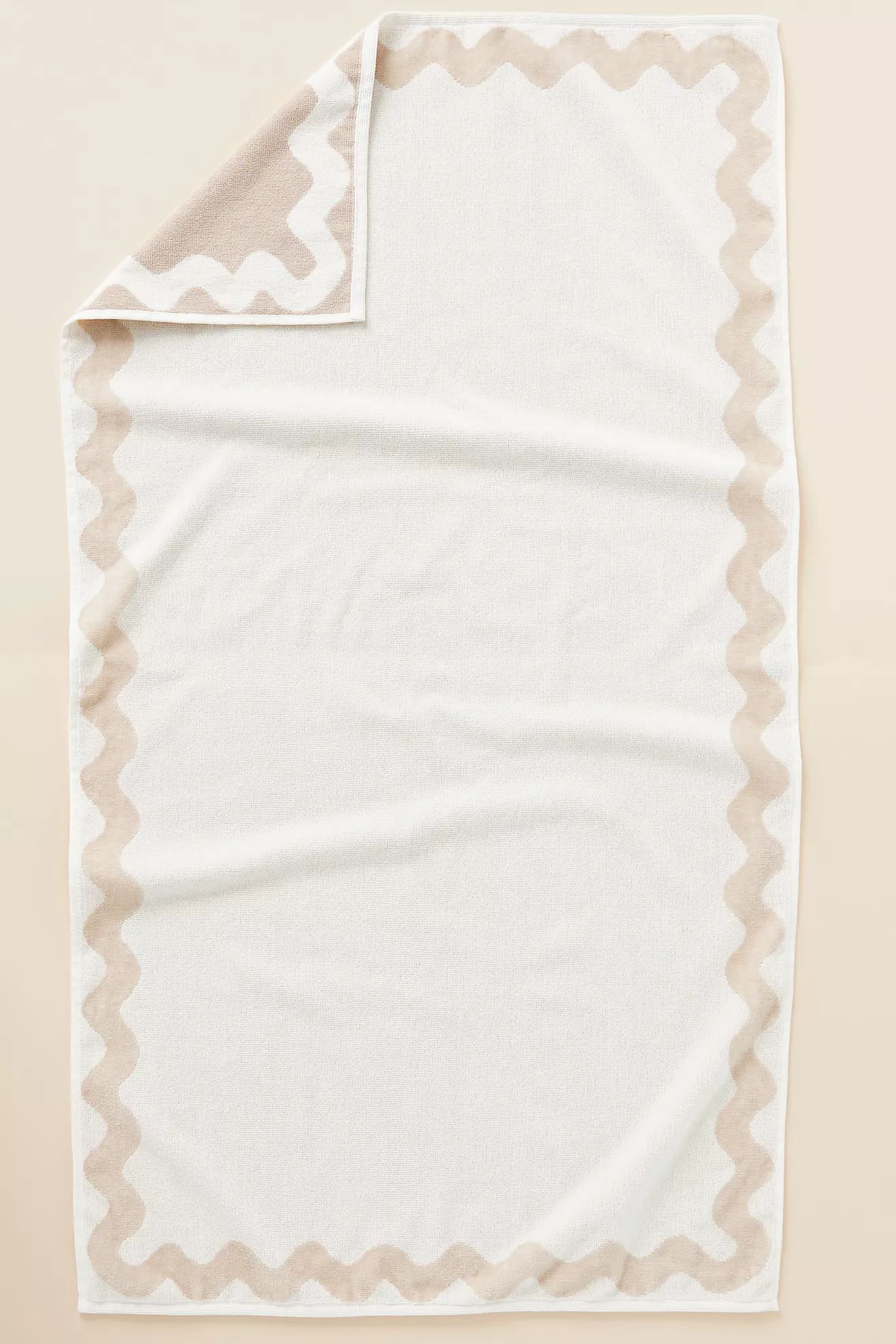Maeve Scalloped Bath Towel Collection | Anthropologie (US)