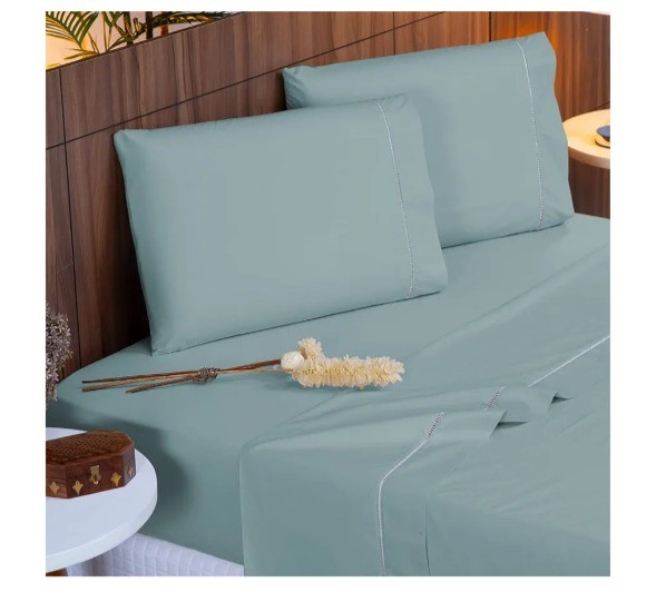 Jogo Lençol Percal 400 Fios Ponto Palito Cama Queen 4 peças (Dublin)

#LTKbrasil #LTKhome