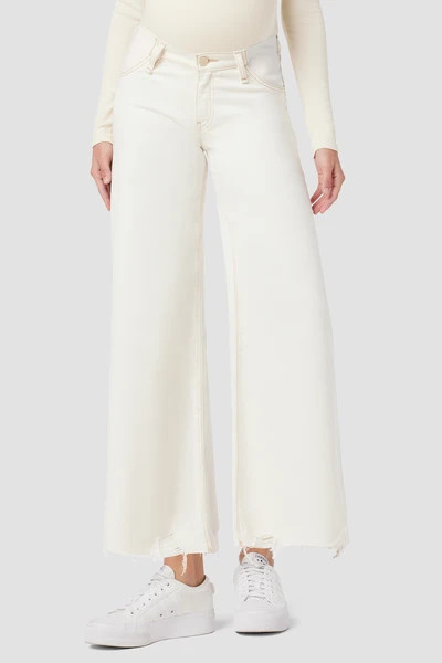 James Maternity Wide Leg Crop Jean | Hudson Jeans
