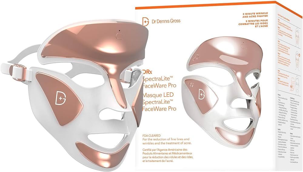 Dr. Dennis Gross DRx SpectraLite Dpl FaceWare Pro: Smooths Full Face Fine Lines and Wrinkles, Fir... | Amazon (US)