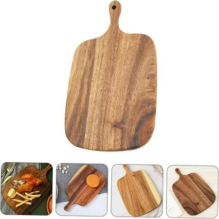 Wood Cutting Board Wooden Chopping Meal Prep Boards Steak Serving Tray For Kitchen Small,1X Solid Wood Cutting Board,Solid Wood Cutting Board | Walmart (US)