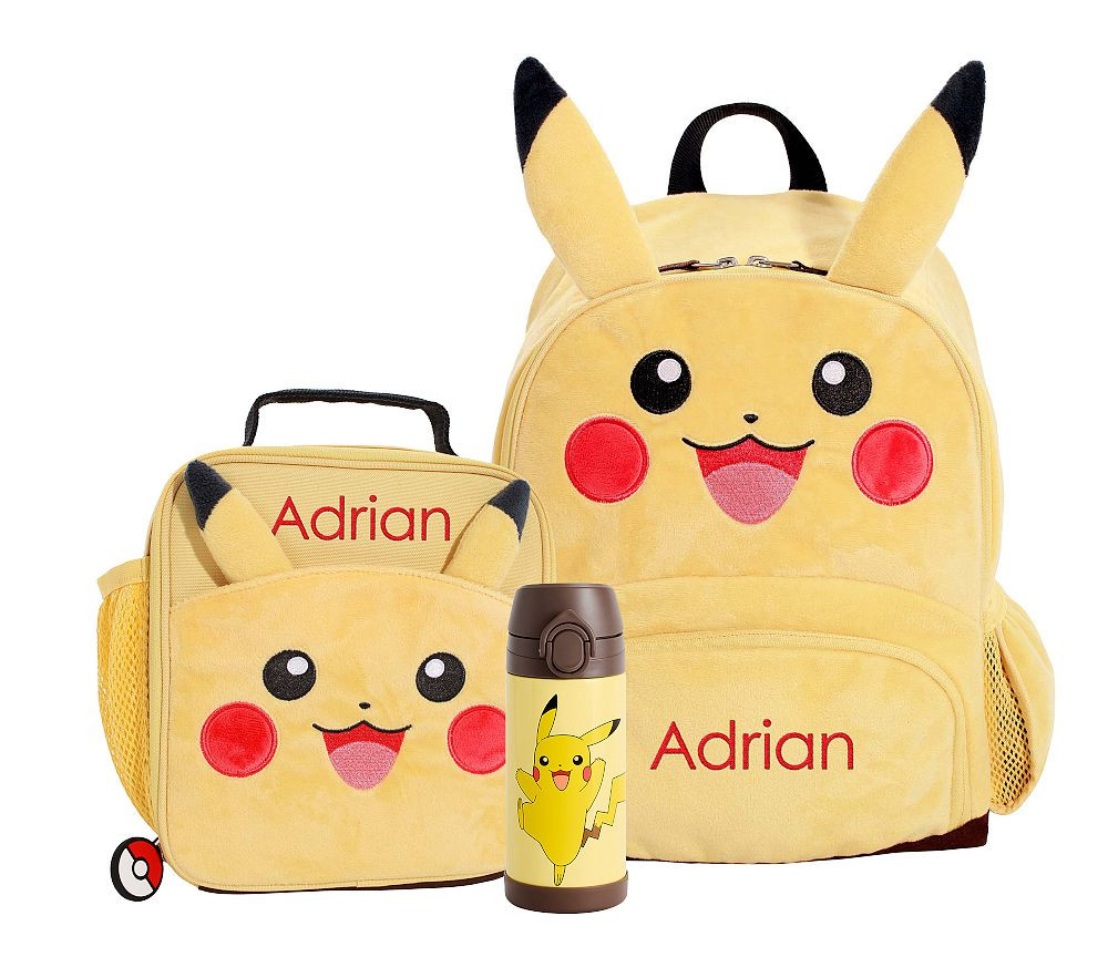Pokémon Pikachu Critter Mackenzie Backpack & Lunch Bundle, Set of 3 | Pottery Barn Kids