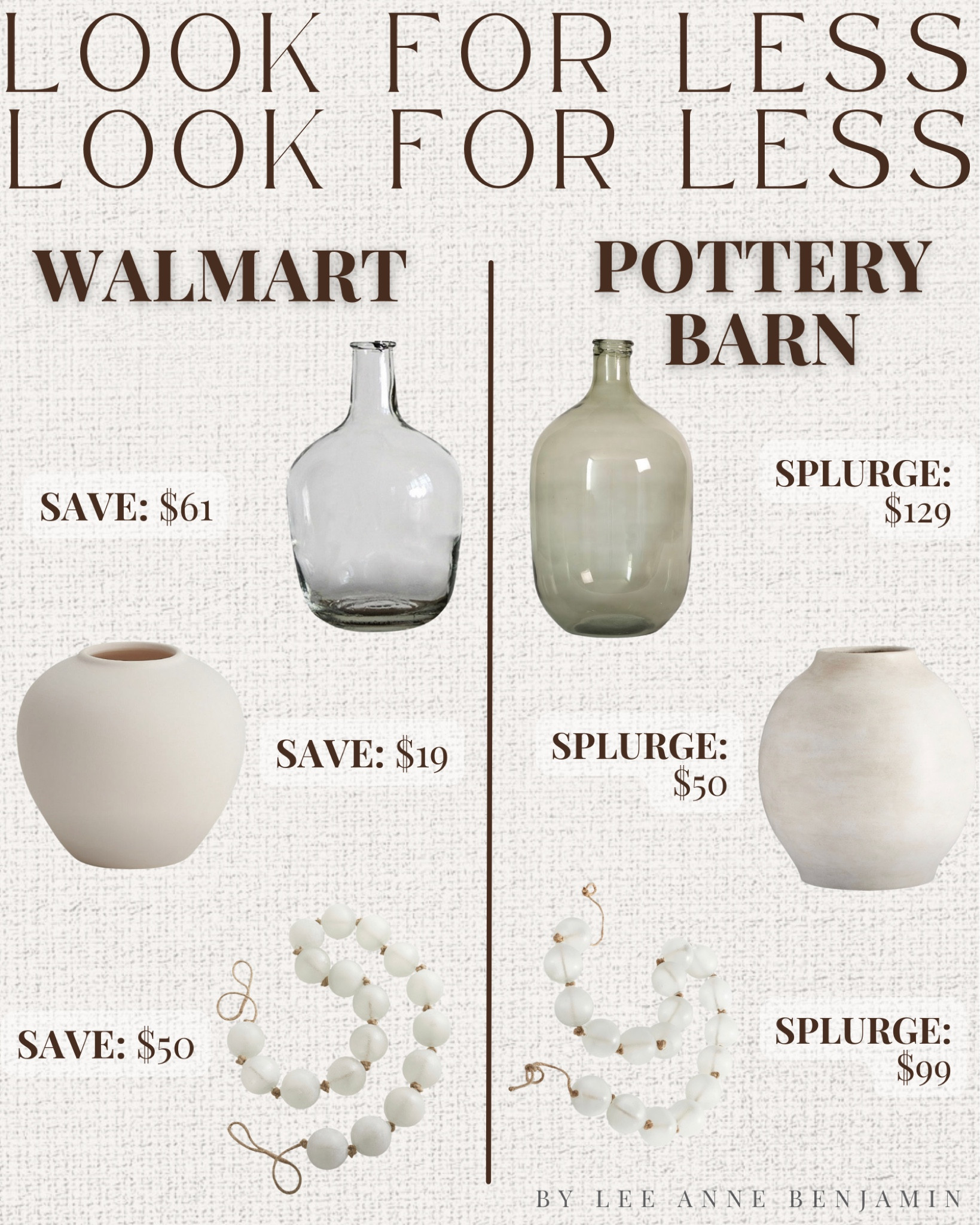 Walmart Vs. Pottery Barn look for less finds! 

#LTKhome #LTKsalealert #LTKSpringSale