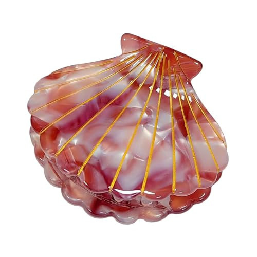 Colorful Shell Acetate Hair Clip,Acetate Hair Clips,Small Hair Clips for Women,Amber | Amazon (US)