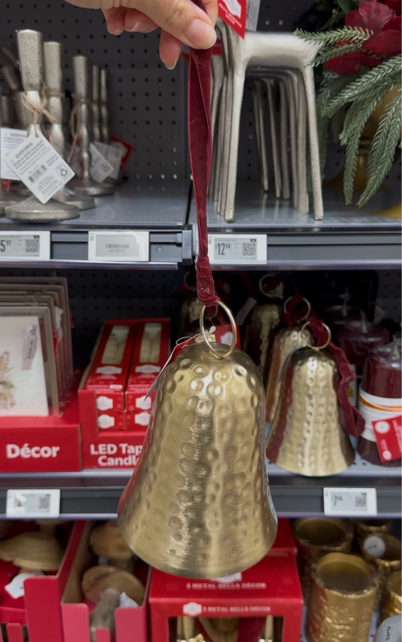 Christmas bells 
Walmart Christmas decor 2026

Christmas tree 
Home decor
Walmart 
Designer look for less
Vintage style 
Green 
Pottery barn style 
Magnolia 
McGee

#LTKSeasonal #LTKHome #LTKSaleAlert