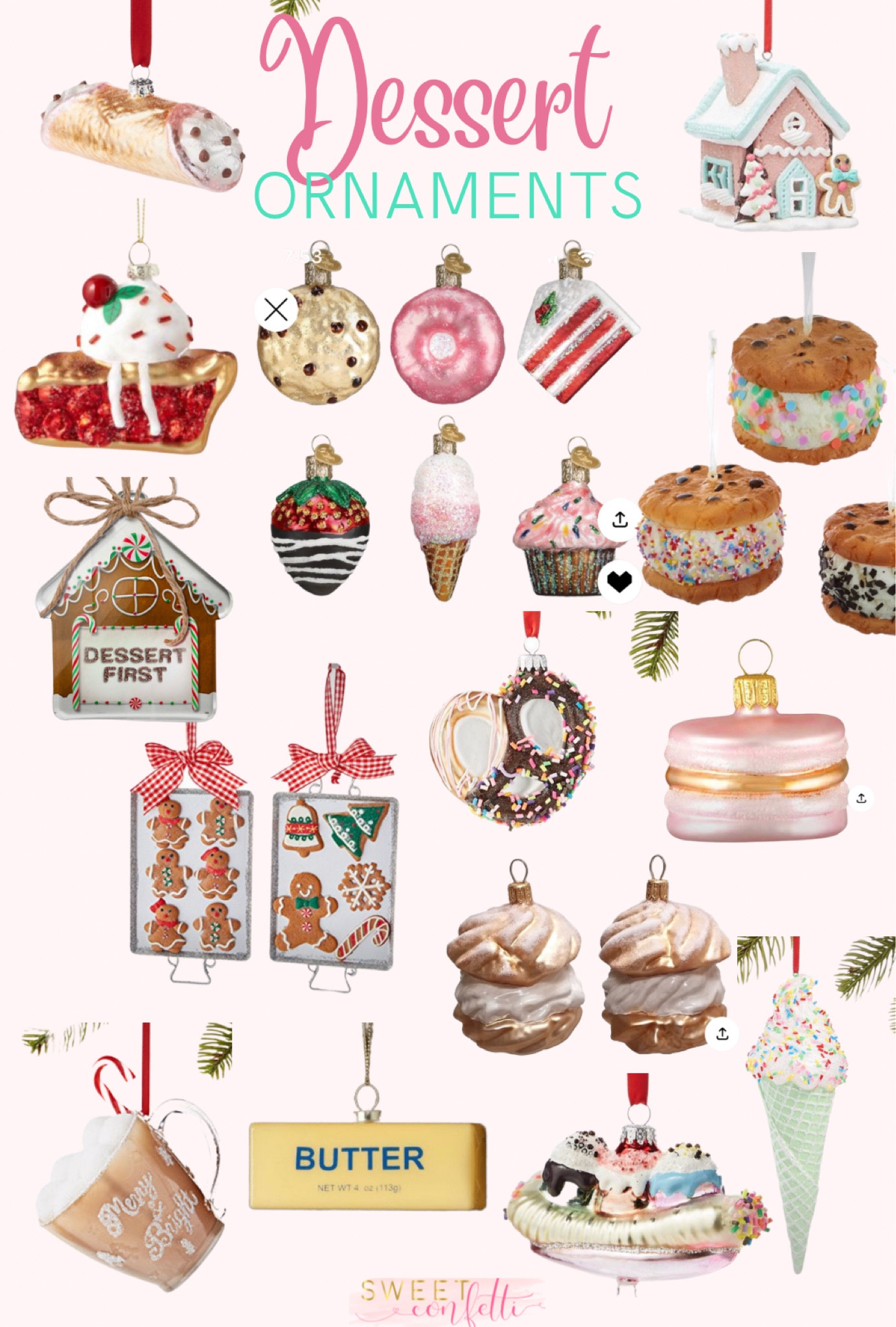 Dessert and sweet treat baking for your Christmas tree this year!❄️

#LTKfamily #LTKSeasonal #LTKHoliday