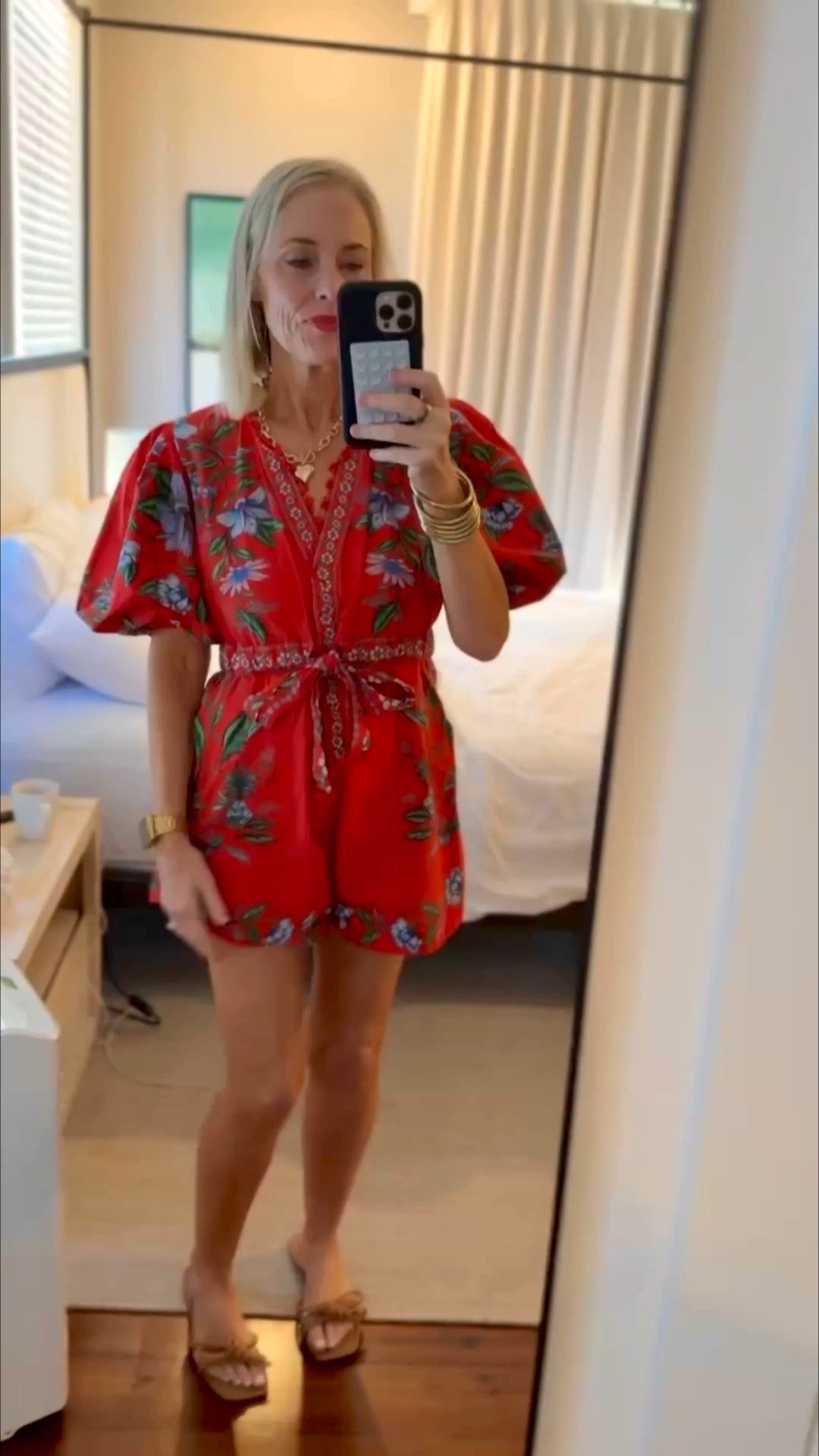 Day 1 of the sisterhood retreat consisted of lots of fun and photo shoots. Getting my professional headshots and branding photos updated, and how cute is this romper for that! Wearing my true size medium, and you can get it from Rent The Runway like I did or buy it ON SALE from Farm Rio directly! 


#LTKSaleAlert #LTKOver40 #LTKFindsUnder100