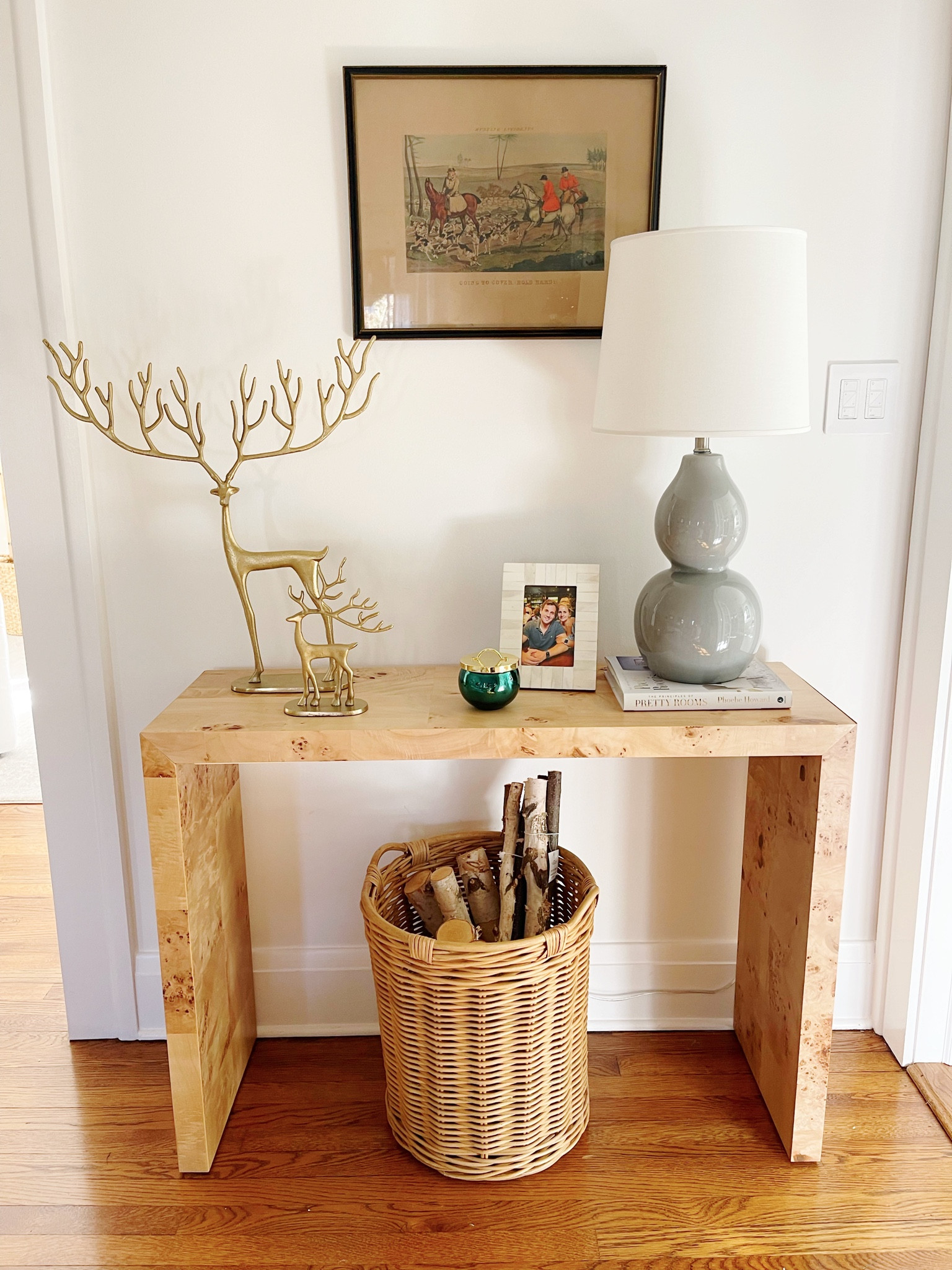 Ogden Burled Wood Console Table … curated on LTK