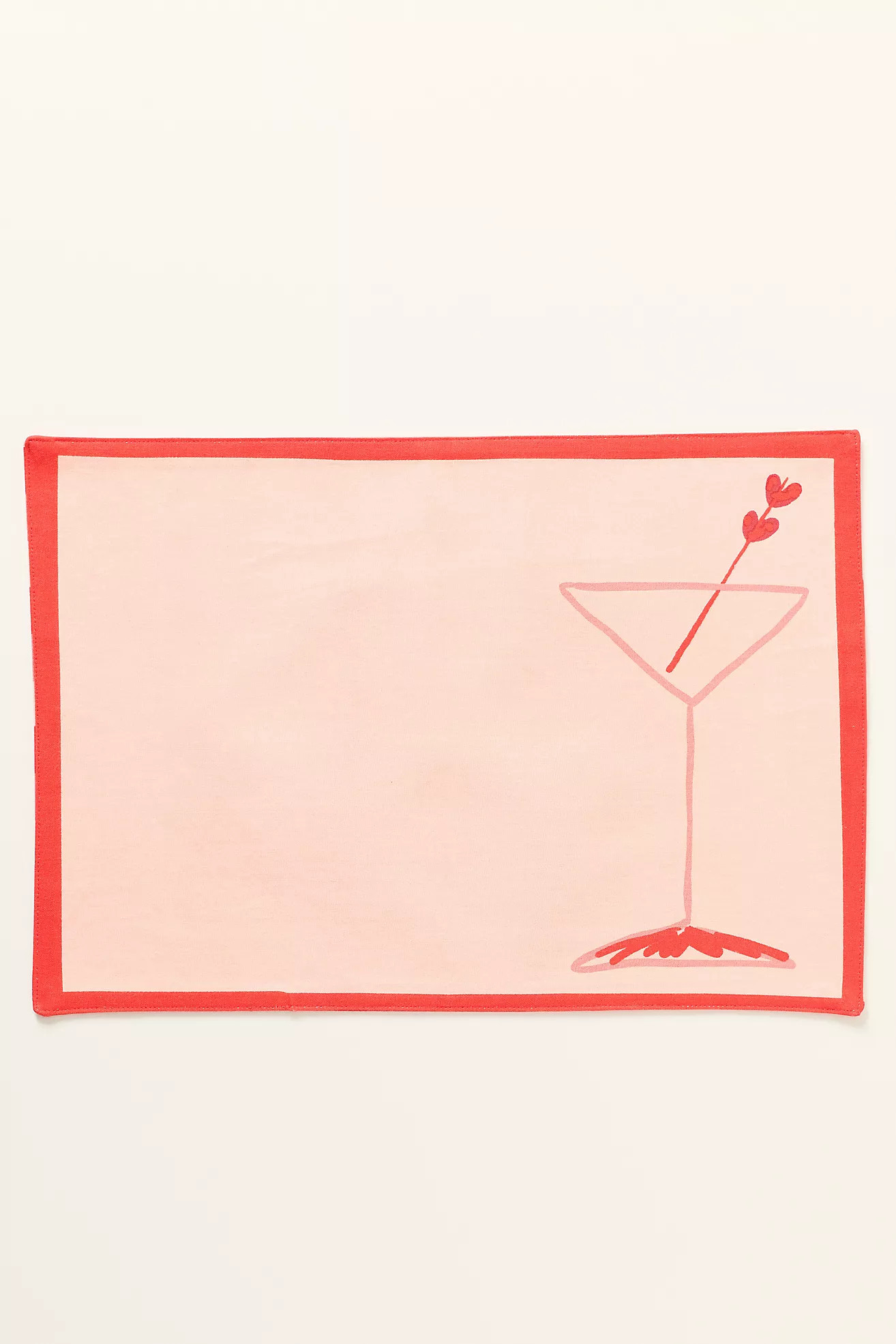 Be My Valentini Reversible Placemats, Set of 4 | Anthropologie (US)