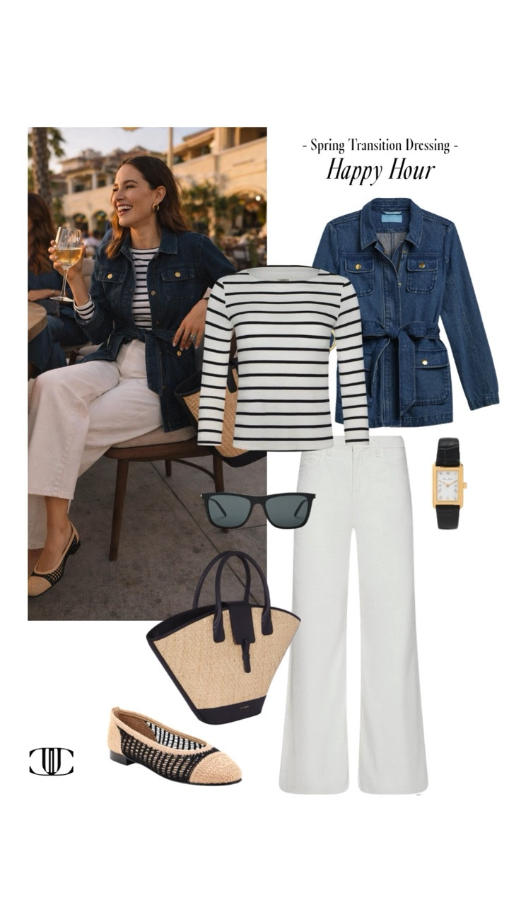 60–70 degree dressing, made easy 🌿✨

These are my go-to spring transition outfits—light layers, easy denim, tailored pieces, and versatile looks that actually work for real life. From errands and lunches to work and casual evenings, everything here is polished but still effortless.

No overthinking, just outfits that make getting dressed simple. Save this for outfit inspo and tap to shop each look. 🤍

#LTKStyle #SpringOutfits #TransitionalStyle #EverydayStyle #WardrobeStaples #

#LTKootd #LTKOver40 #LTKSeasonal