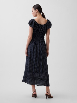 Voile Smocked Waist Maxi Dress | Gap (US)