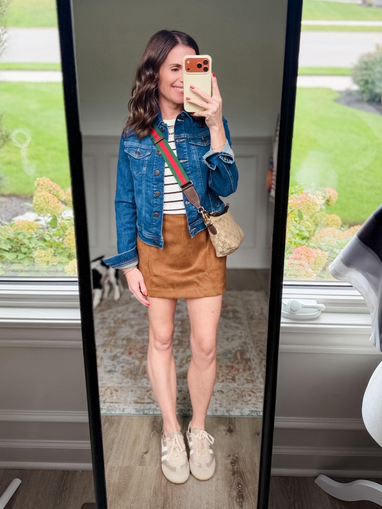 Capsule Wardrobe Styling
Skort: XS Petite 
Shoes: 7
Jacket : XS