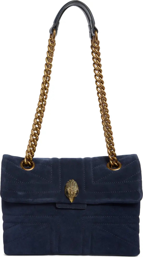 Large Kensington Quilted Suede & Leather Shoulder Bag | Nordstrom Rack