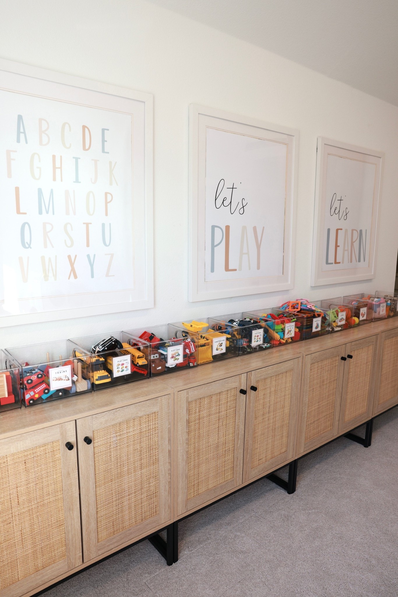 So excited to have our playroom freshened up and organized!! 

Acrylic bins, storage, kids, family, toys, blocks, cars, magnetiles, Amazon, Walmart, practical, mom favorites 

#LTKHome #LTKFindsUnder100 #LTKFamily