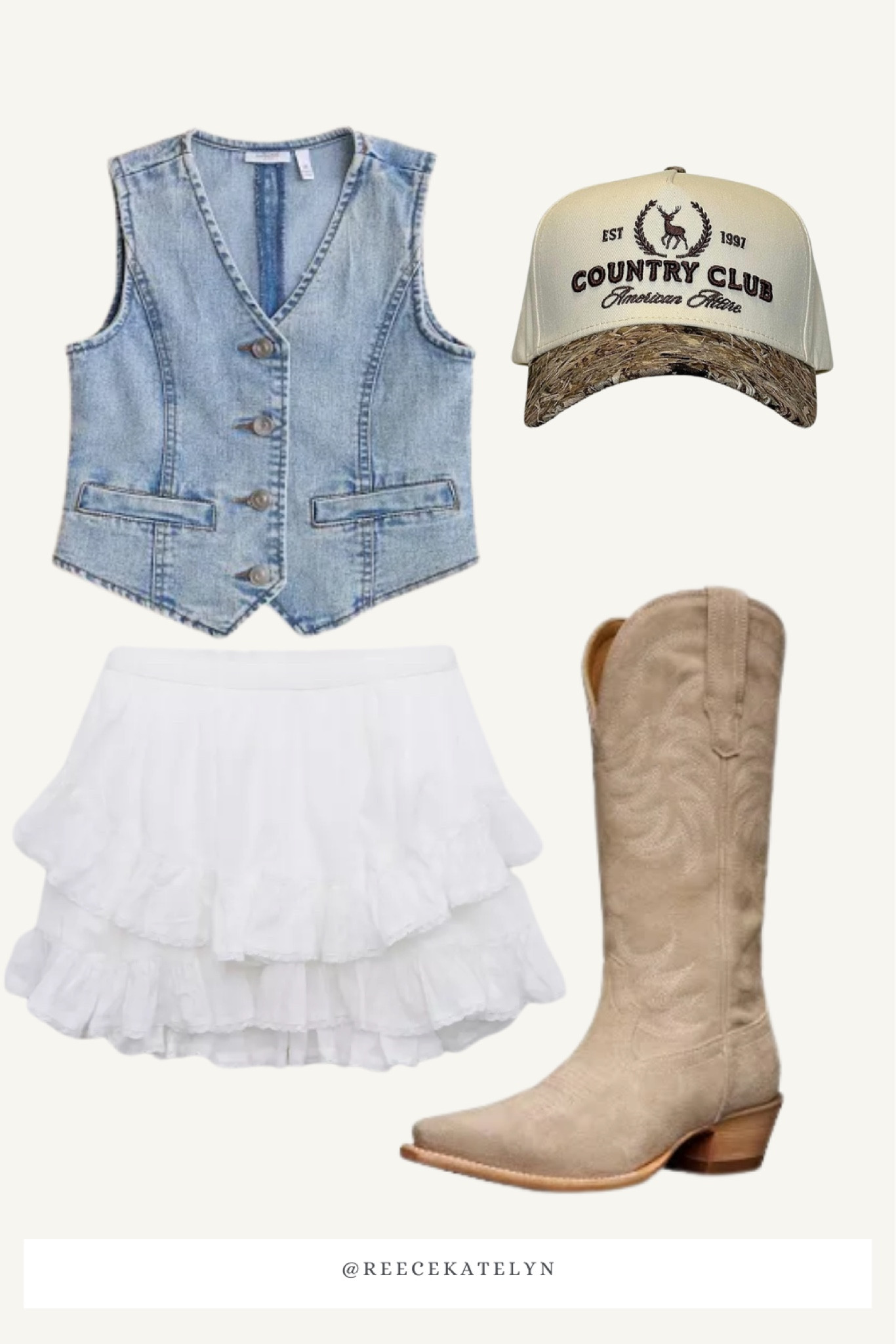 Summer country concert outfit 