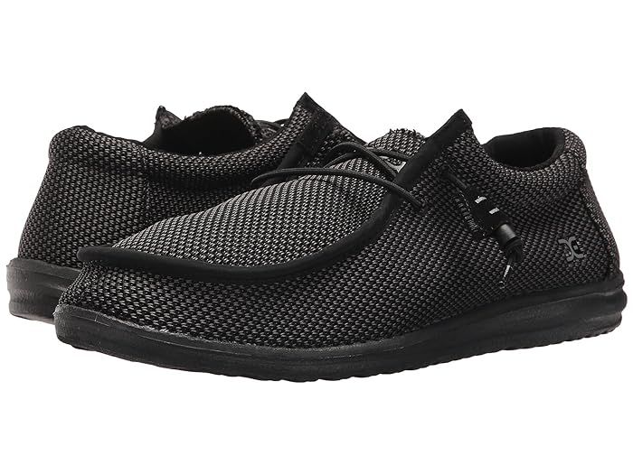 Hey Dude Wally L Sox (Black) Men's Shoes | Zappos