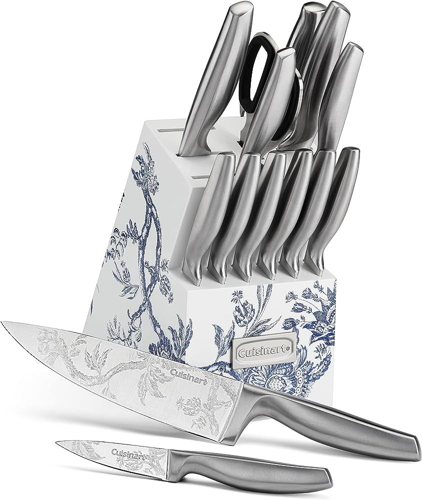 Cuisinart 15pc Caskata Collection™ Stainless Steel Hollow Handle Cutlery Block Set, C77SS-15PKC... | Amazon (US)