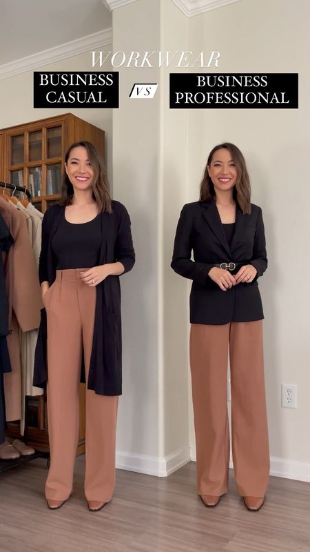 Styling the same comfy workwear pieces two ways—business casual & business professional//

Top - Boden XS, linked similar
Cardigan - Nordstrom XS
Blazer - M.M LaFleur 00, linked similar less expensive from Ann Taylor 
Loafers - Nordstrom TTS
Belt - Edited Pieces XS 

#LTKworkwear #LTKunder100 #LTKSeasonal