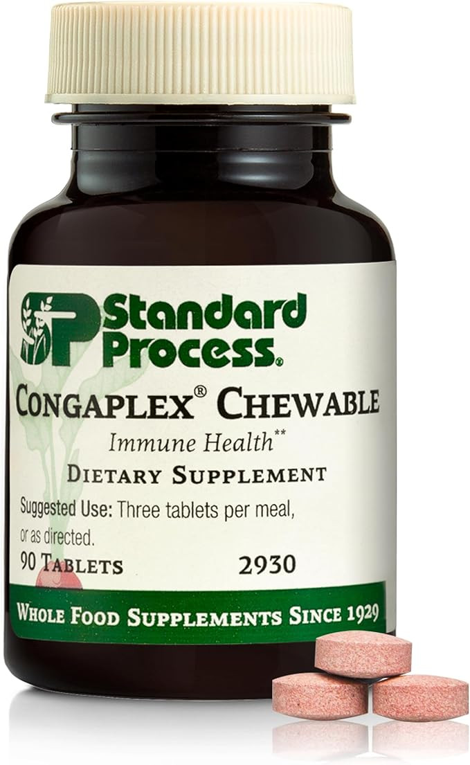 Standard Process Congaplex Chewable - Supplement for Immune System Support with Vitamin A - Suppo... | Amazon (US)
