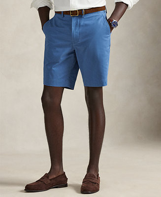 Polo Ralph Lauren 9" Stretch Classic-Fit Chino Shorts - Macy's | Macy's