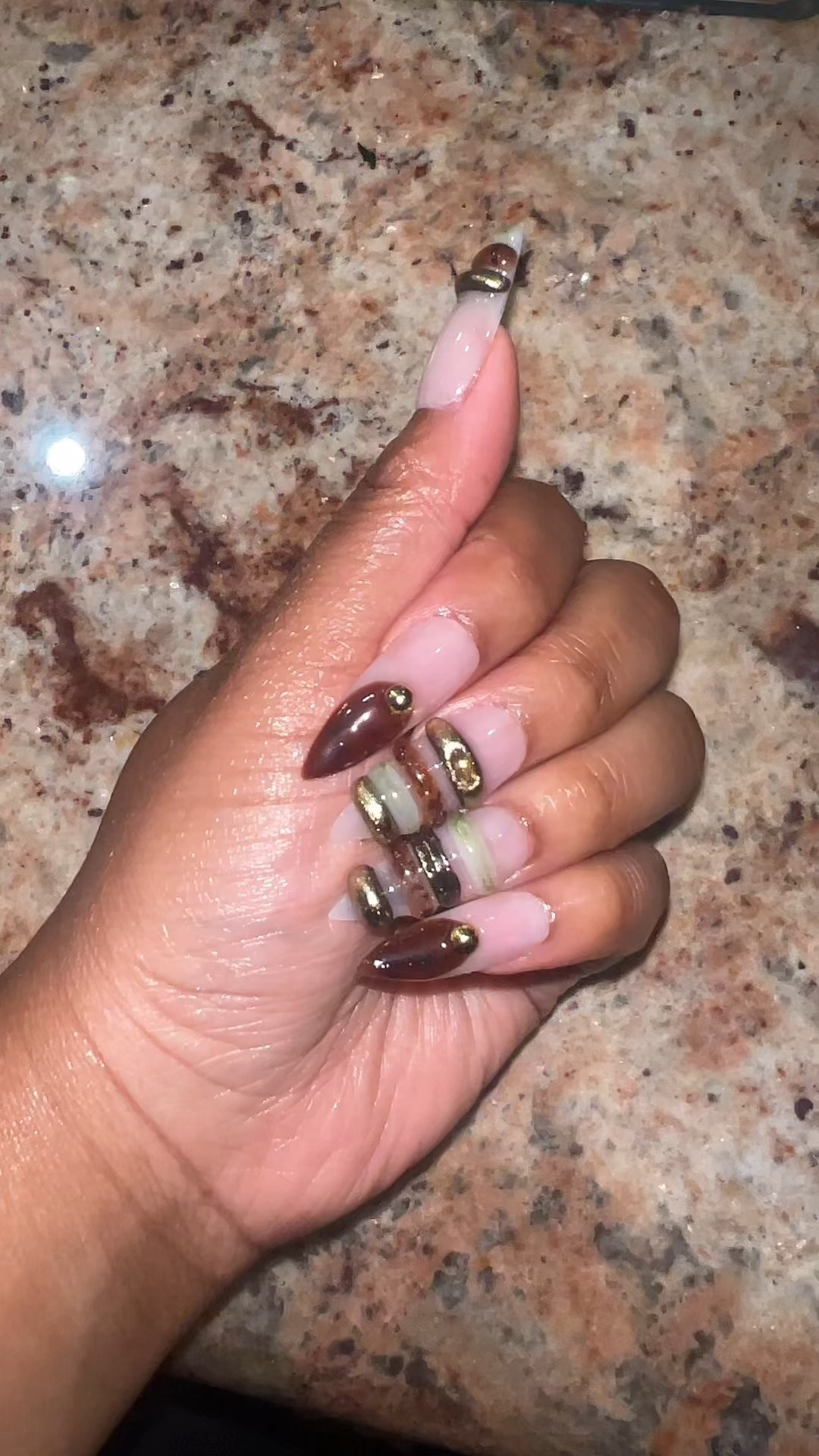 Luxe Brown & Gold Nails💅🏽😍🤎

#LTKBeauty #LTKSeasonal #LTKStyleTip
