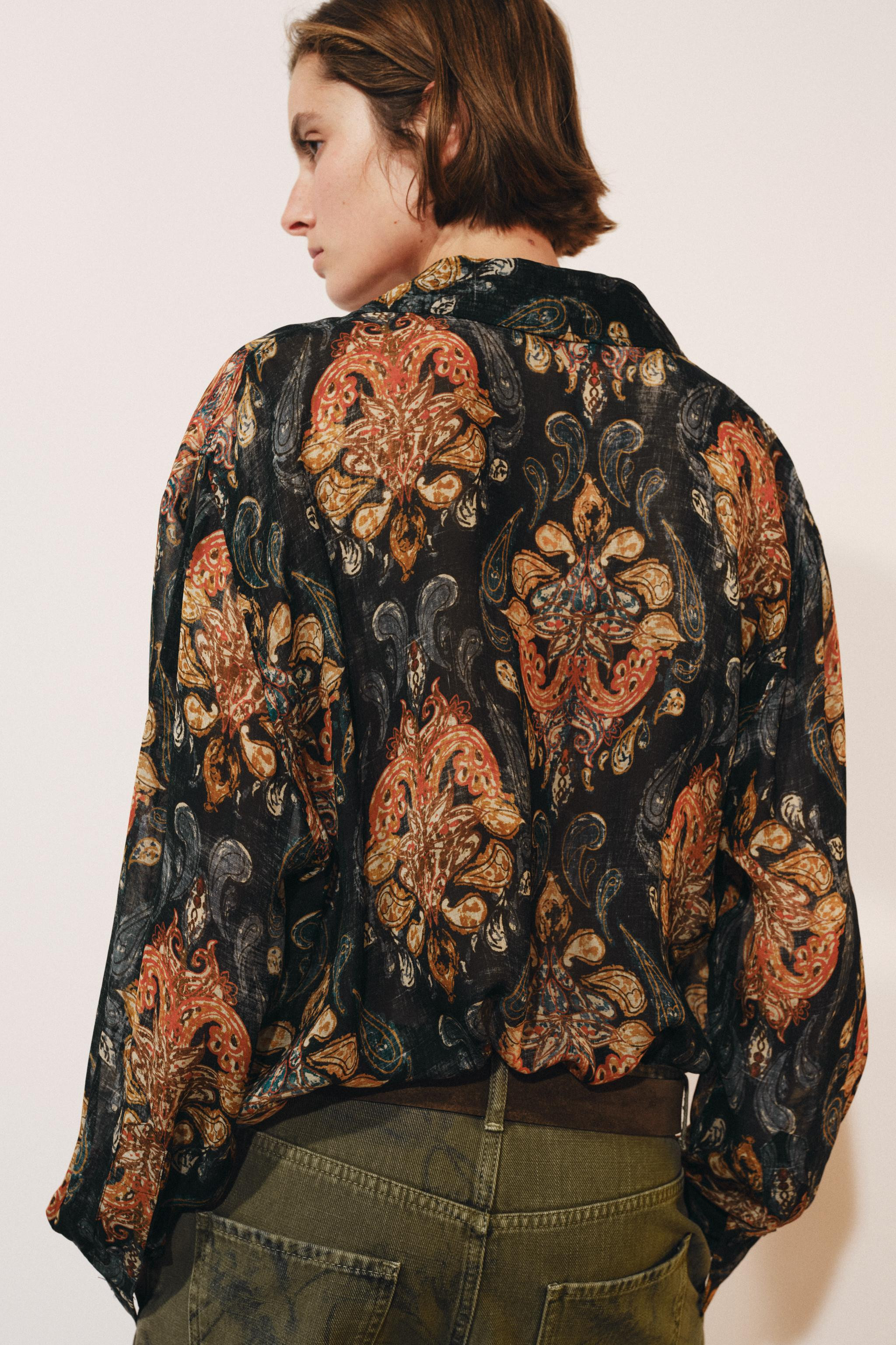 ZW COLLECTION PRINTED SHIRT | Zara US