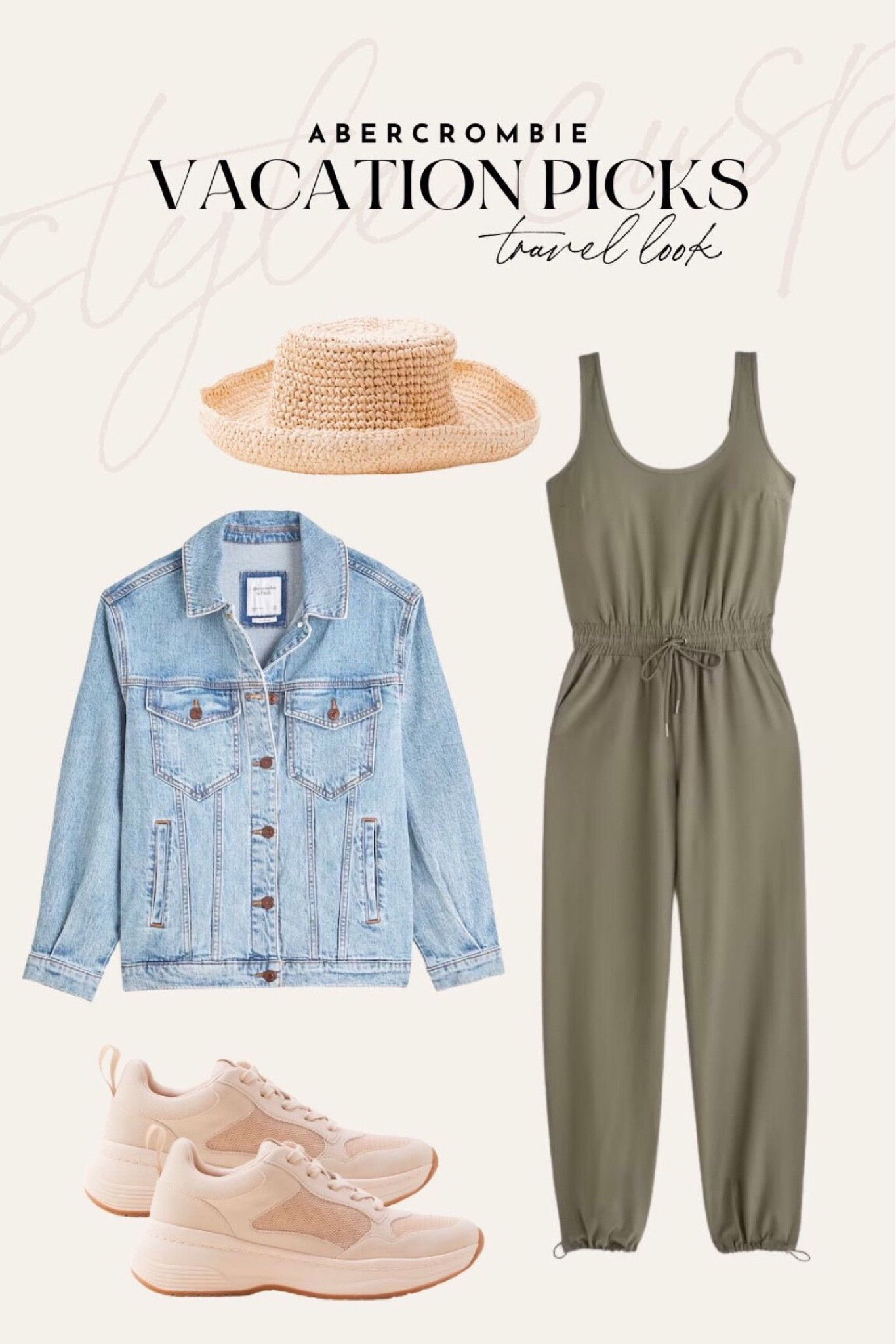 Abercrombie travel outfit idea, Abercrombie travel looks, travel outfits, comfy jumpsuit, spring transition outfits 

#LTKSeasonal #LTKunder100 #LTKtravel