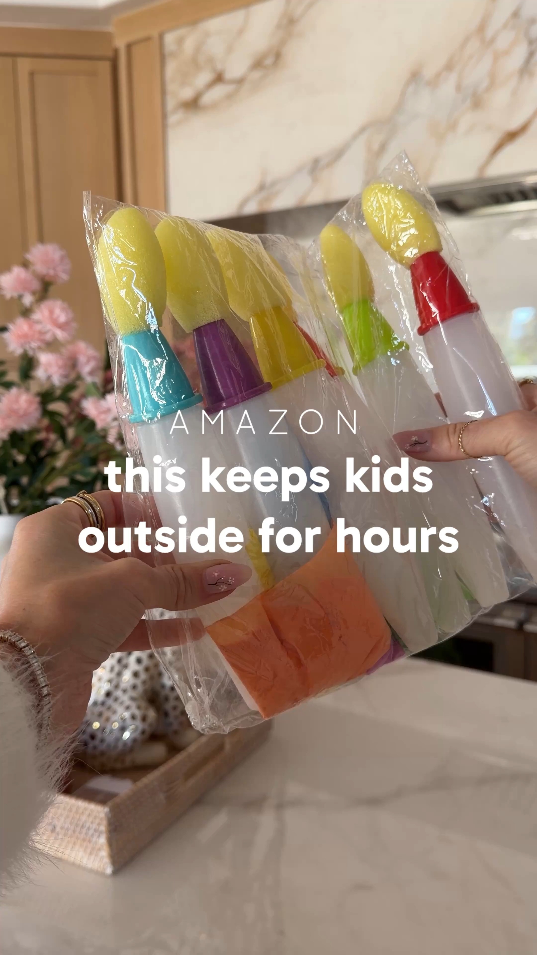 Sidewalk chalk paintbrushes are specialized brushes designed to turn chalk into paint, letting you create colorful artwork on sidewalks, driveways, and pavement with smoother, paint-like strokes. 

 #LTKdayinmylife #LTKmomlife #LTKKids