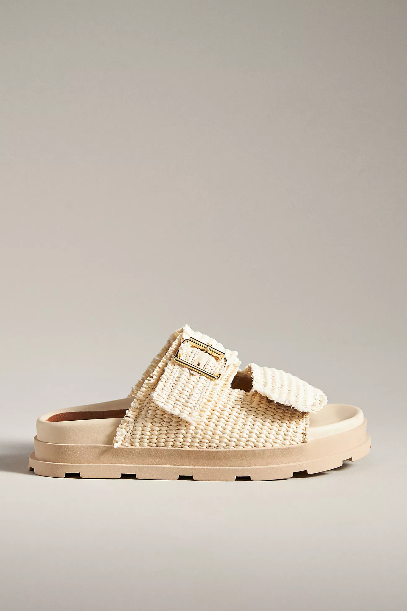 All Black Capri Slide Sandals | Anthropologie (US)