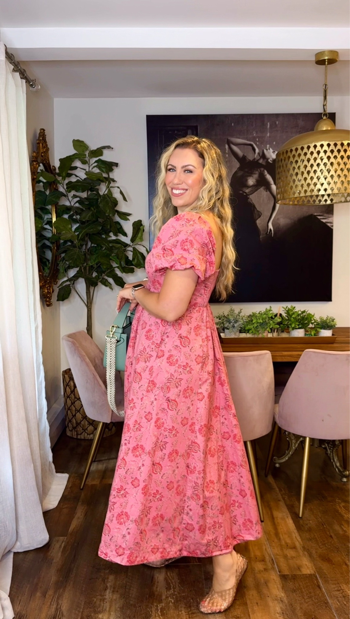 I’m in my late 30s, which means I’m fully embracing being the most overdressed person at the brewery. 💕🍻 Life’s too short to save the pretty dress for a “special occasion.” This pink puff sleeve maxi dress deserved a night out, and these jelly flats are the comfiest shoes for walking around all summer. Summer outfits over 40, summer dresses, teacher outfits 

 #LTKootd #LTKSeasonal #LTKMidsize