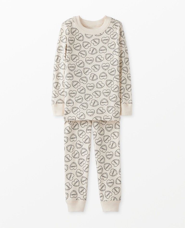Valentines Print Long John Pajama Set | Hanna Andersson