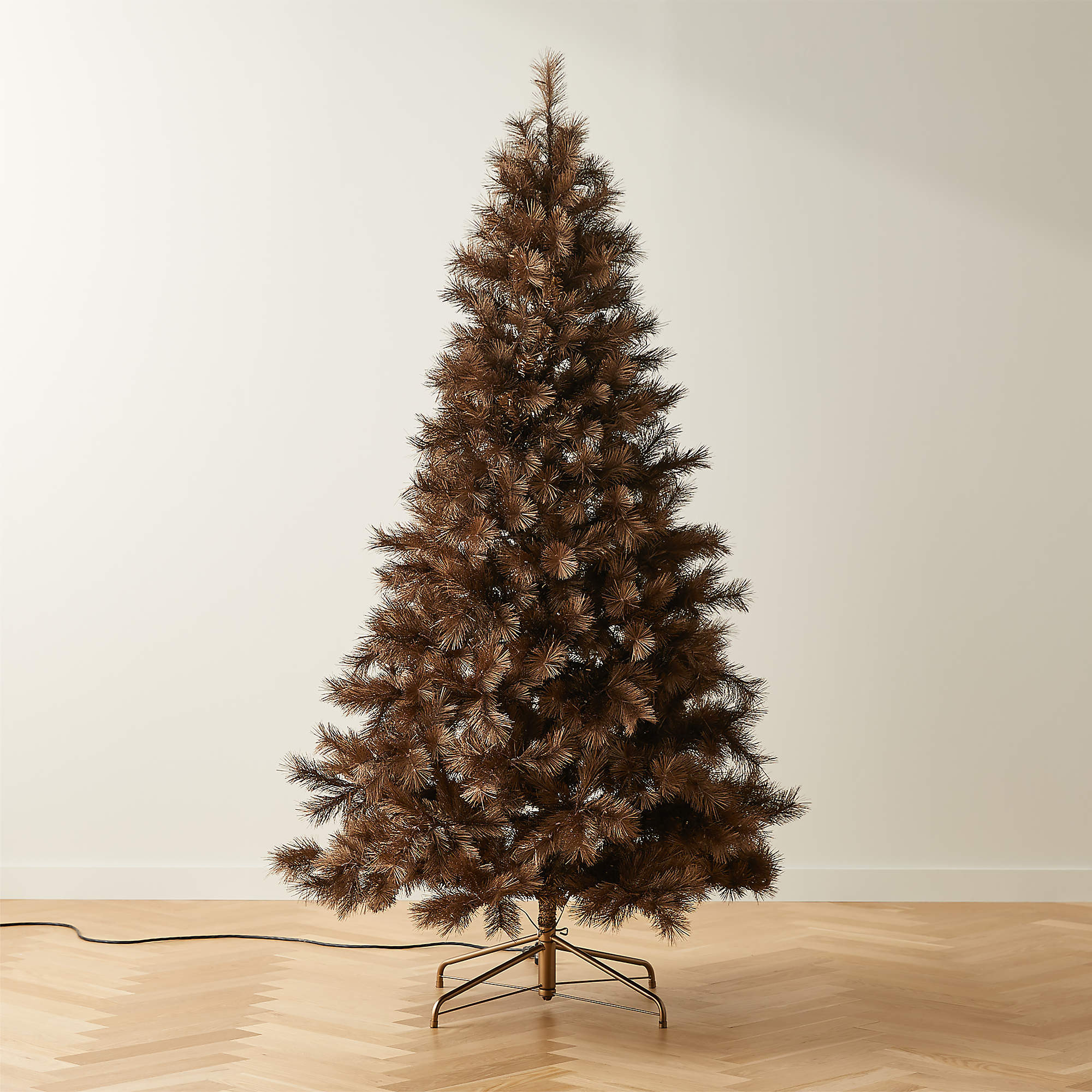 Faux Bronze Pine Christmas Tree 7.5' + Reviews | CB2 | CB2