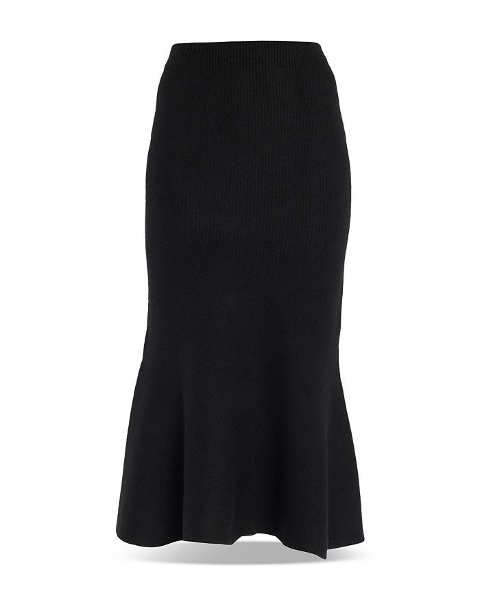 Fit-and-Flare Wool & Cashmere Midi Skirt | Bloomingdale's (US)