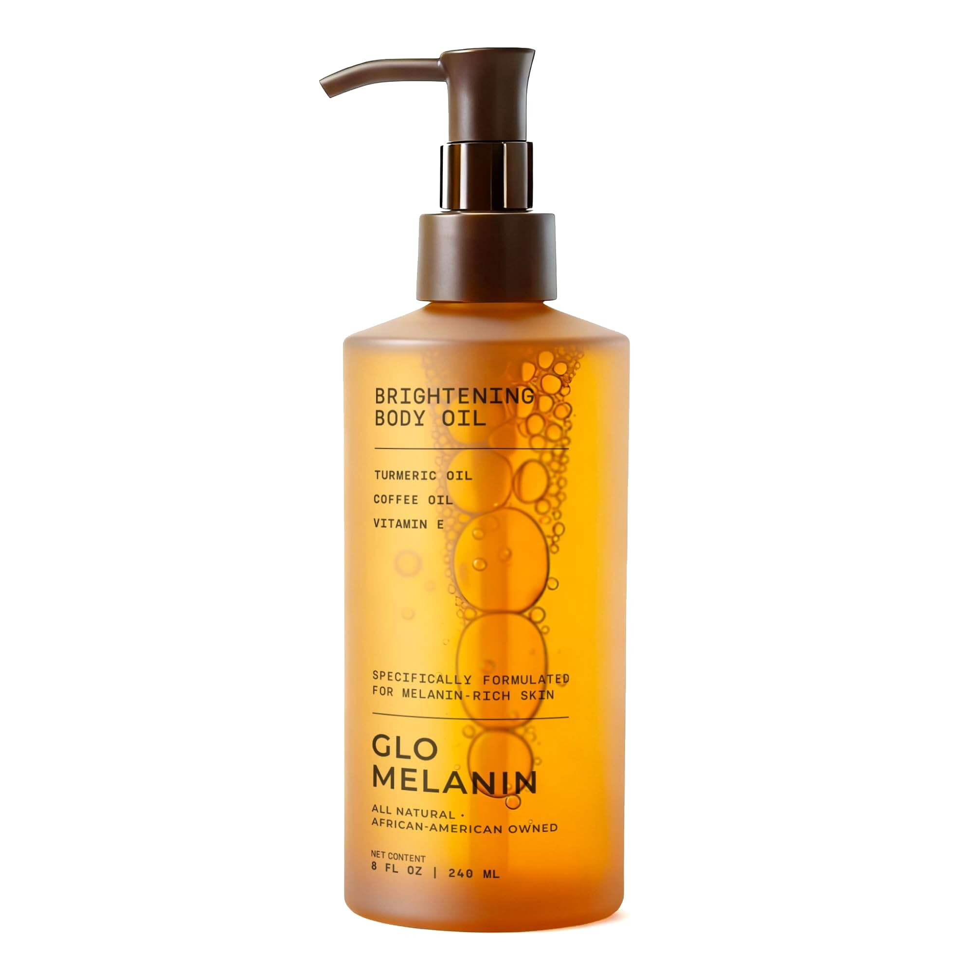 Glo Melanin Brightening Body Oil – Topical Moisturizer with Vitamin C, Kojic Acid & Turmeric ... | Amazon (US)