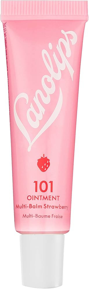 Lanolips 101 Ointment Multi-Balm, Strawberry - Fruity Lip Balm with Vitamin E Oil and Lanolin for... | Amazon (US)