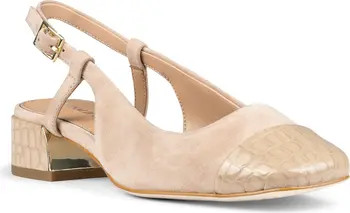 Donald Pliner Davina Slingback Cap Toe Pump (Women) | Nordstrom | Nordstrom