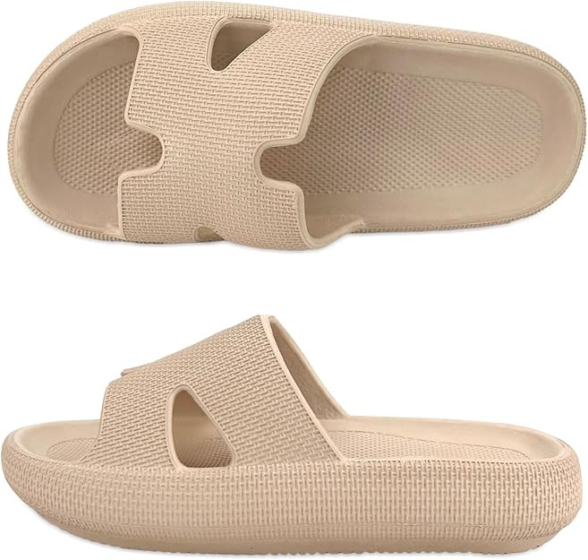 Haifago Cloud Slides for Women and Men Cushion Recovery Pillow Sandals, Memory Foam House Shower ... | Amazon (US)
