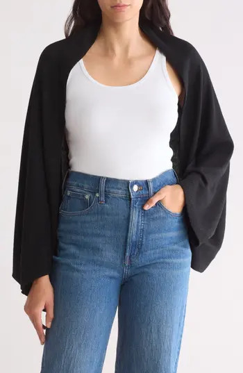 NORDSTROM RACK Essential Shrug in Black at Nordstrom Rack | Nordstrom Rack